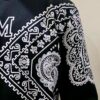 Black Palm Printed Sweatshirt in warm premium cotton fleece