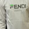 White Fendi Printed Warm Sweatshirt